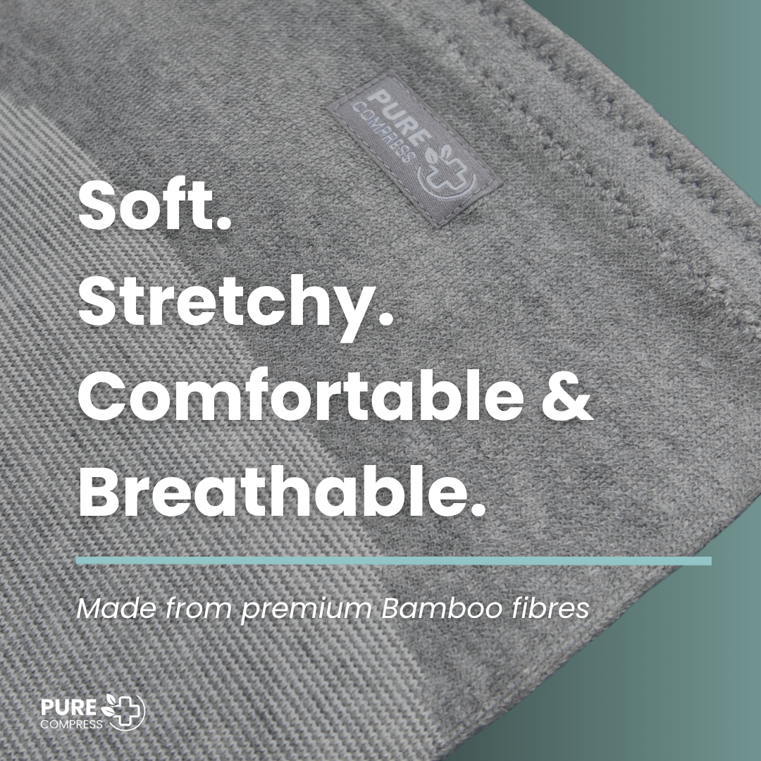PureCompress™ Extra-Wide Bamboo Knee Sleeve