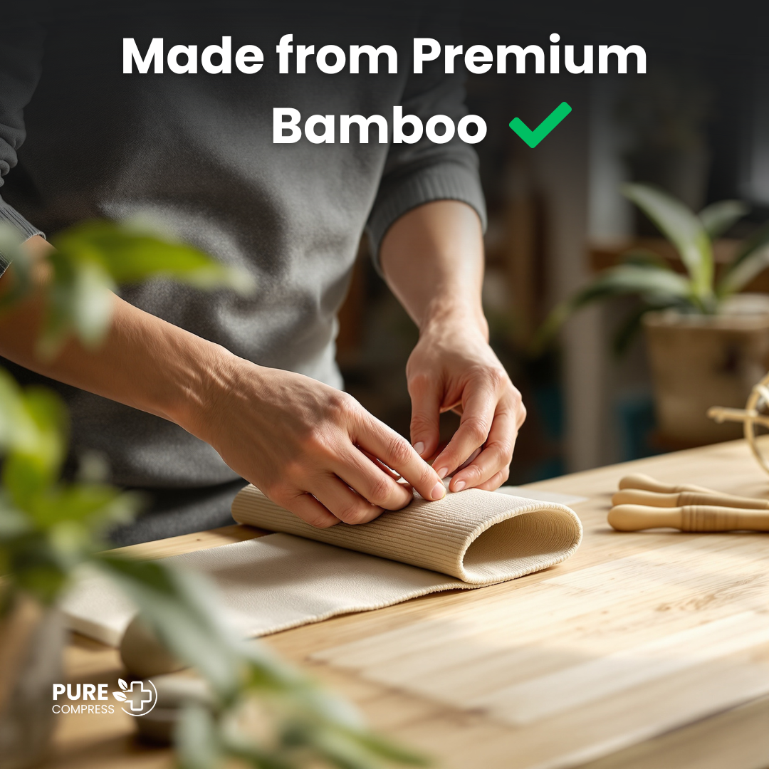 PureCompress™ Extra-Wide Bamboo Knee Sleeve
