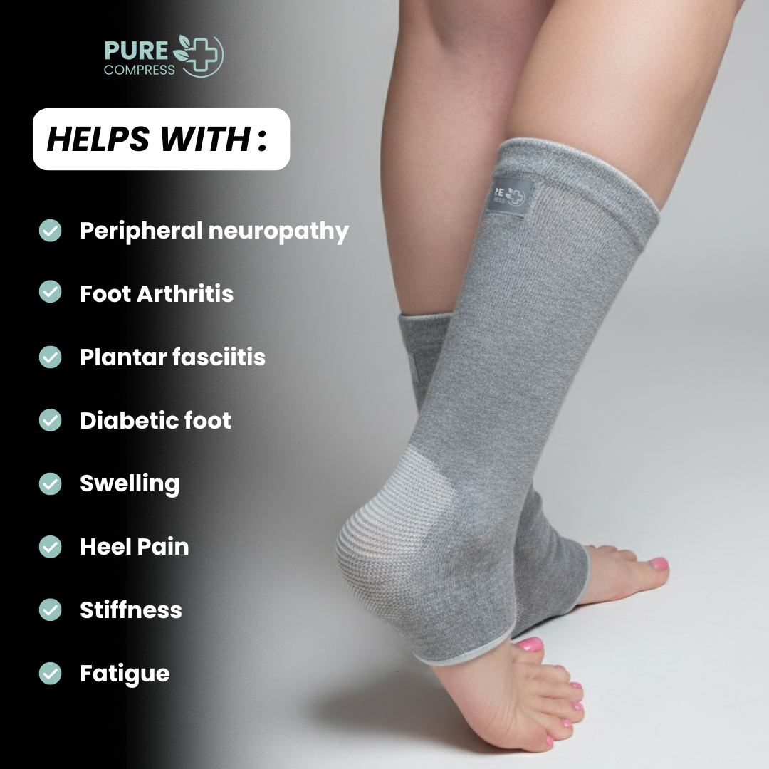 Premium Anti-Fatigue Bamboo Footsleeves