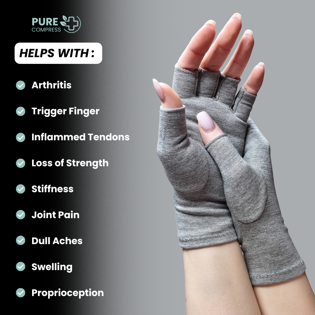 Premium Bamboo Compression Gloves