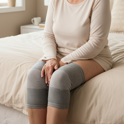 Bamboo Compression Knee Sleeve for Night Pain
