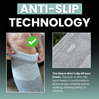 Bamboo Compression Knee Sleeve for Pain-Free Walking