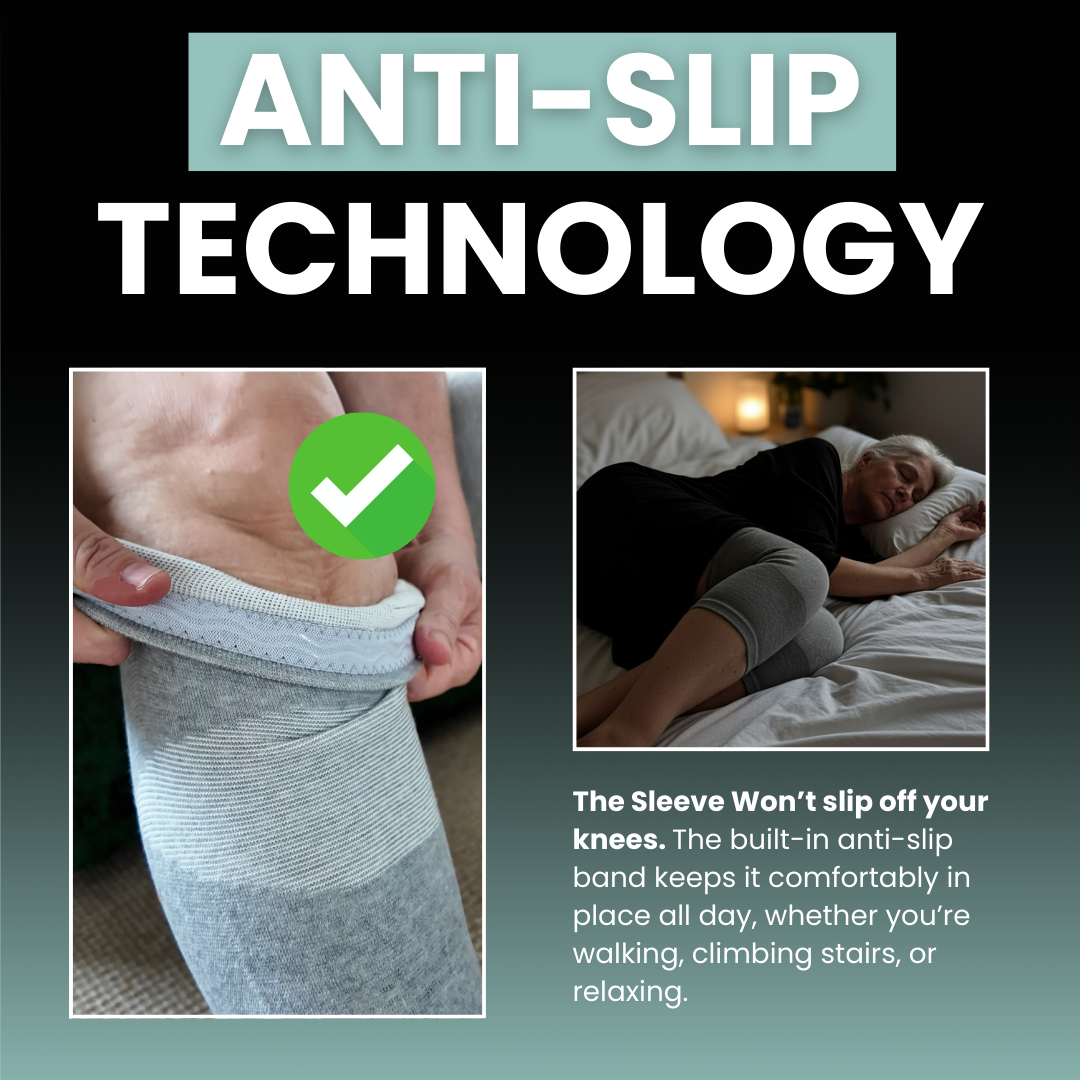 Bamboo Compression Knee Sleeve for Night Pain